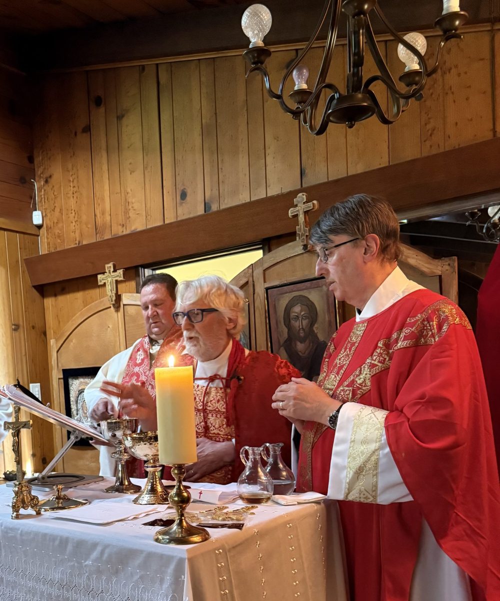 Father Bobby Collier, OCC (Jr.) - Archbishop David L. Cooper, PhD ​- Father John Friedline​ 02